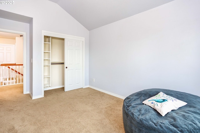 1761 S 18th Cir, Ridgefield, WA 98642 - carpeted bedroom with lofted ceiling and a closet