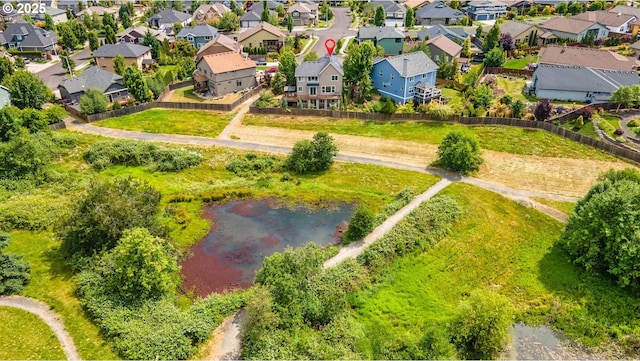 1761 S 18th Cir, Ridgefield, WA 98642 - aerial perspective of suburban area featuring a large body of water