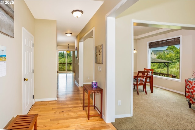 1761 S 18th Cir, Ridgefield, WA 98642 - corridor featuring baseboards and light wood-style flooring