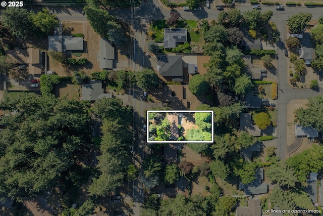 6401 Mcewan Rd, Lake Oswego, OR 97035 - aerial view of property's location with property parcel outlined