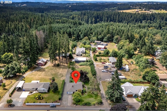 15182 Henrici Rd, Oregon City, OR 97045 - view of property location with a heavily wooded area