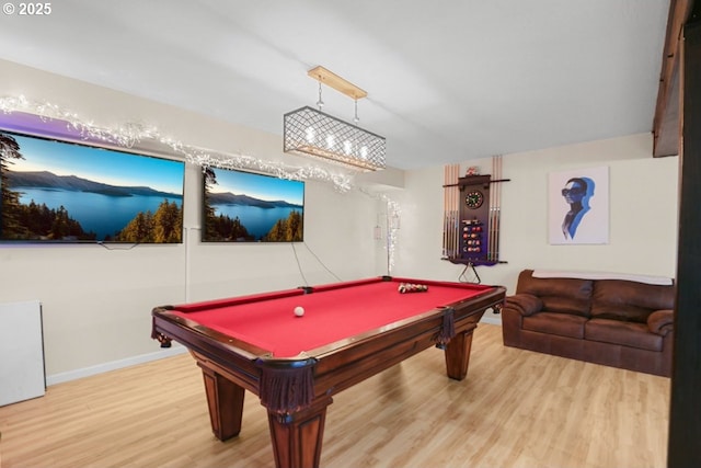4247 Redwood Hwy, Grants Pass, OR 97527 - game room with wood finished floors, pool table, and baseboards
