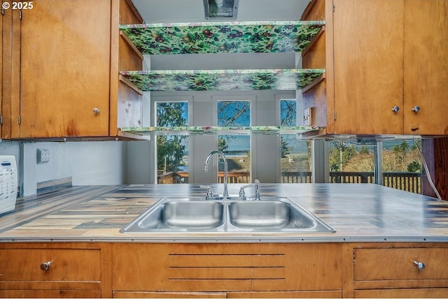 kitchen featuring sink