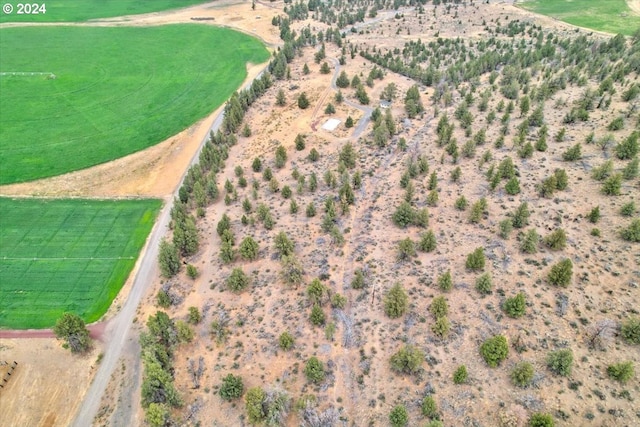 drone / aerial view featuring a rural view