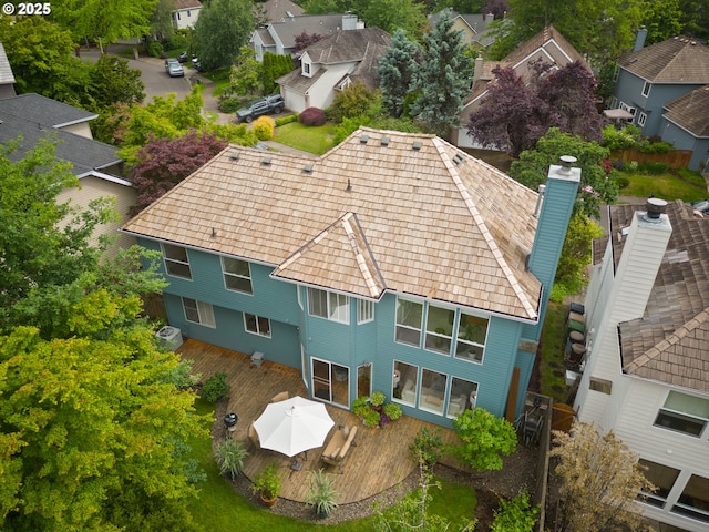 5153 Greensborough Ct, Lake Oswego, OR 97035 - aerial perspective of suburban area