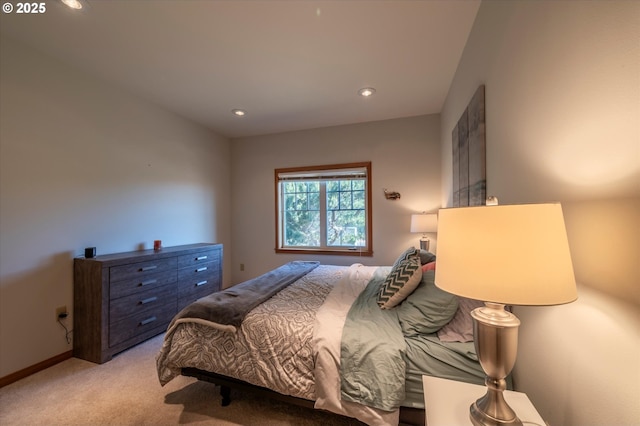 1312 Village Loop, Bandon, OR 97411 - bedroom featuring light carpet and recessed lighting