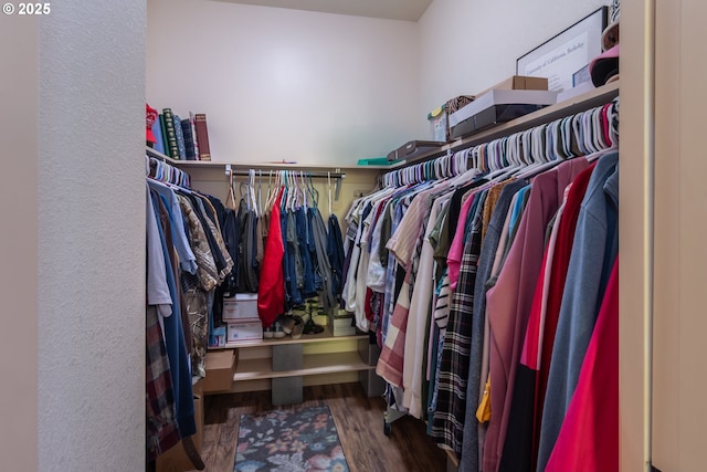 1260 Ireland Rd, Winston, OR 97496 - walk in closet with wood finished floors