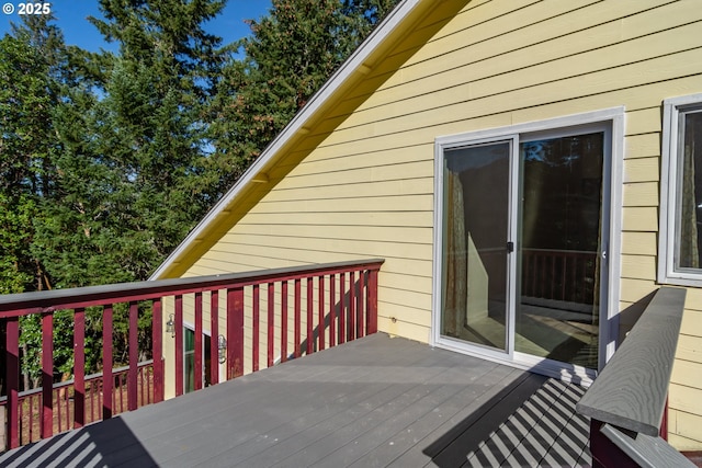 1260 Ireland Rd, Winston, OR 97496 - view of wooden deck