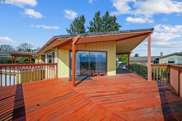 3457 Champlain Ct, Salem, OR 97304 - view of wooden deck
