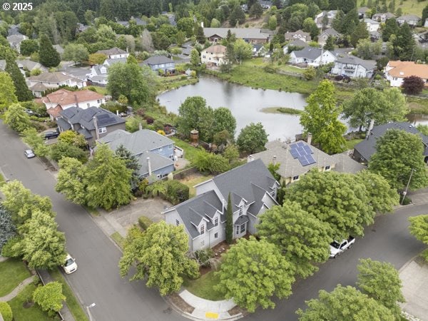 15395 SW Emerald St, Beaverton, OR 97007 - aerial view of residential area with a nearby body of water