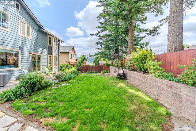 428 SE 11th Cir, Troutdale, OR 97060 - fenced backyard featuring a patio