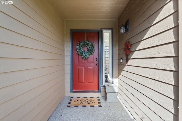 view of property entrance