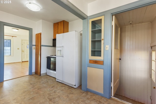 kitchen with white appliances