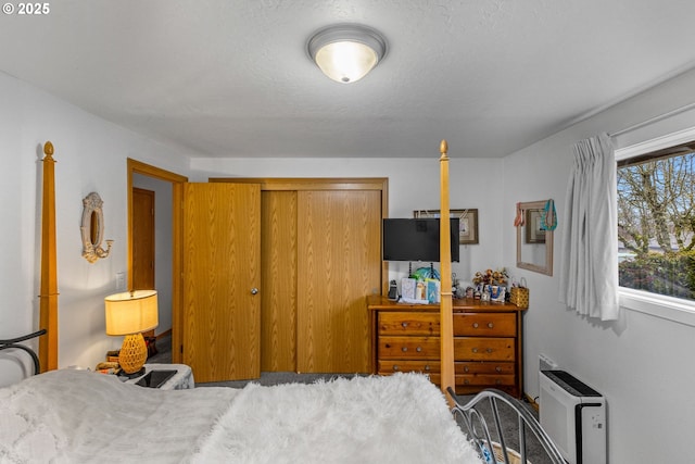 bedroom with a closet