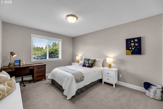 2625 NE 8th Ave, Battle Ground, WA 98604 - bedroom with carpet flooring, baseboards, and a textured ceiling