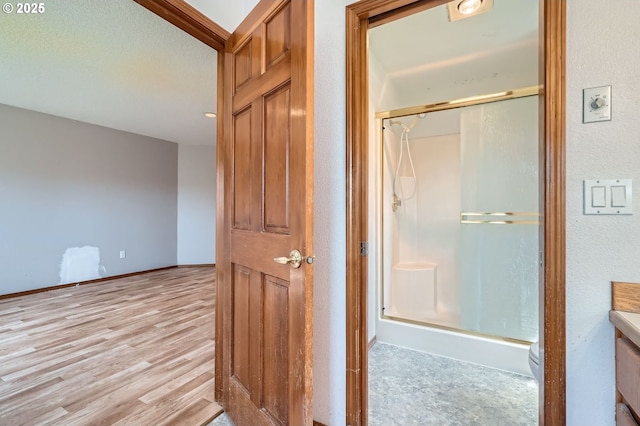 1207 NE 2nd Cir, Battle Ground, WA 98604 - hallway with light wood-type flooring