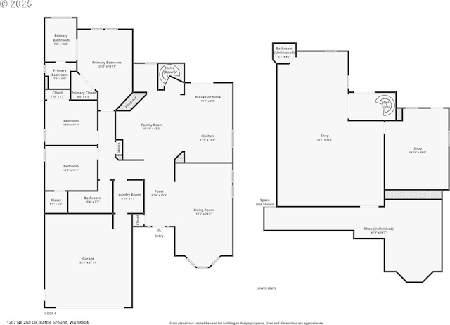 1207 NE 2nd Cir, Battle Ground, WA 98604 - view of layout