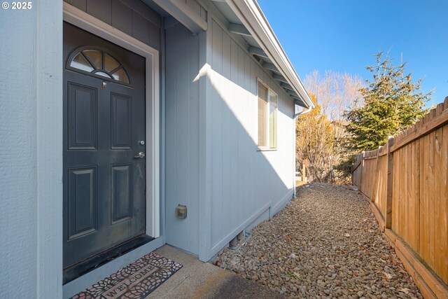 view of property entrance