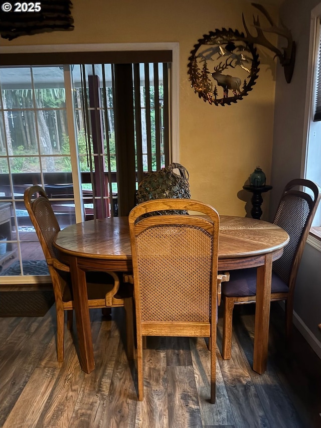 2420 Jefferson St, Port Orford, OR 97465 - dining space featuring wood finished floors