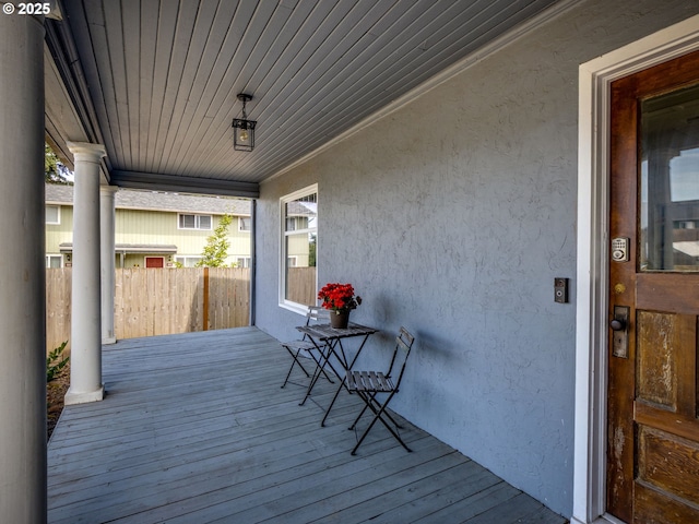 486 S Knott St, Canby, OR 97013 - view of wooden terrace