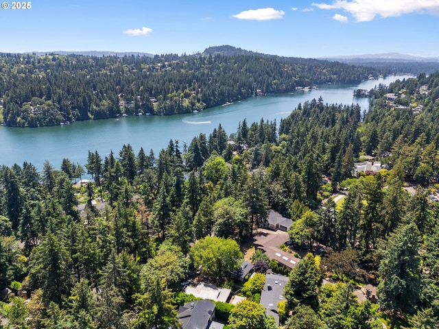 160 Iron Mountain Blvd, Lake Oswego, OR 97034 - aerial view of a forest and a large body of water