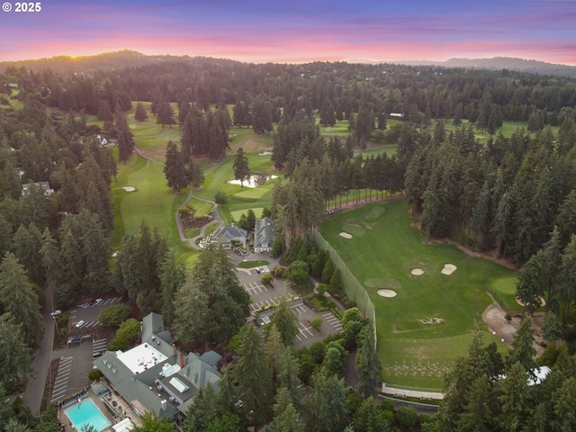 160 Iron Mountain Blvd, Lake Oswego, OR 97034 - aerial overview of property's location with a golf course and a nearby body of water