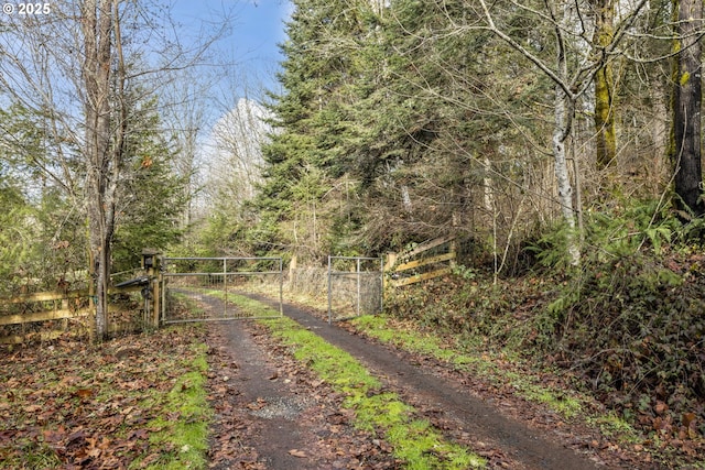 view of road