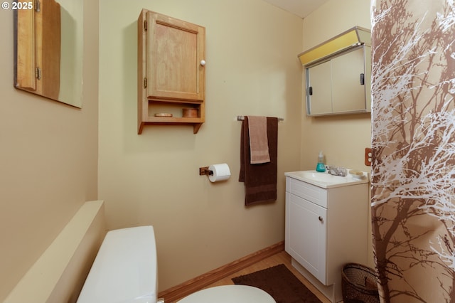 78902 Walters Rd, Maupin, OR 97037 - bathroom with vanity and wood finished floors