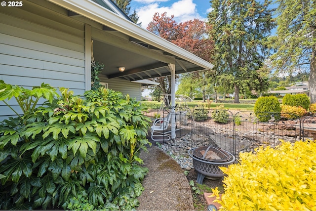 view of yard