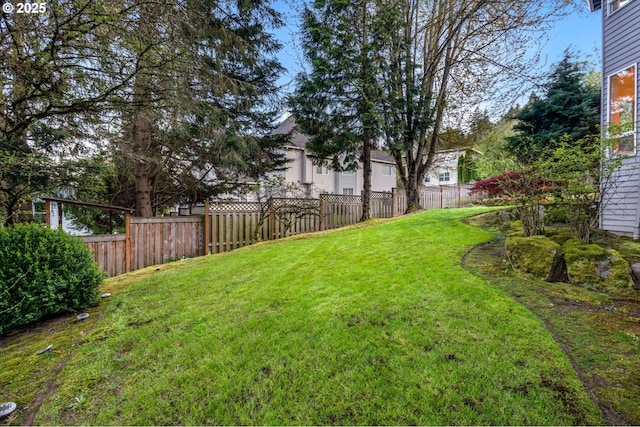 view of yard