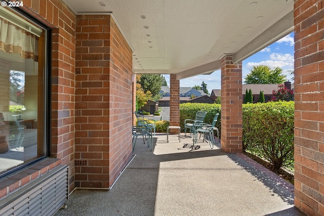 view of patio