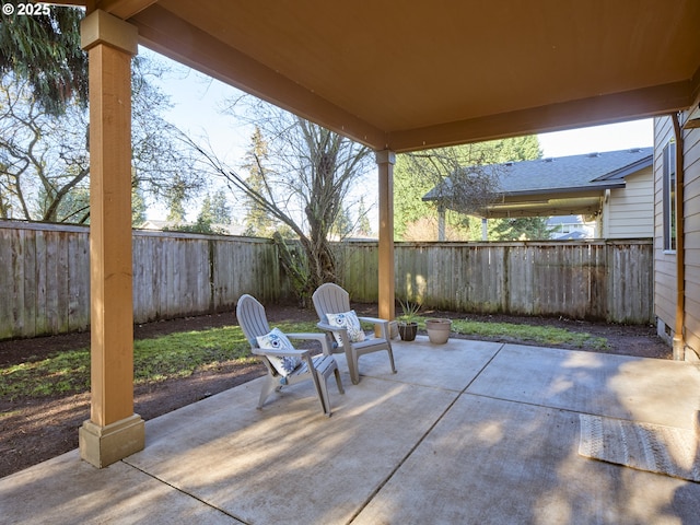 view of patio