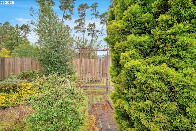 3909 Spruce St, Florence, OR 97439 - view of yard featuring fence and a gate