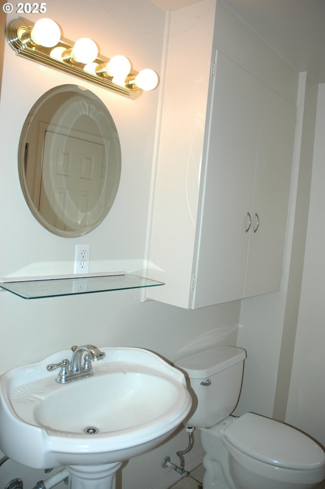 124 S 20th St, Saint Helens, OR 97051 - half bath featuring a sink and toilet