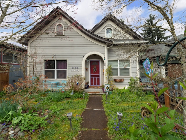 view of front of home