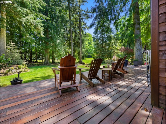 25210 E Arrah Wanna Blvd, Welches, OR 97067 - deck featuring a lawn
