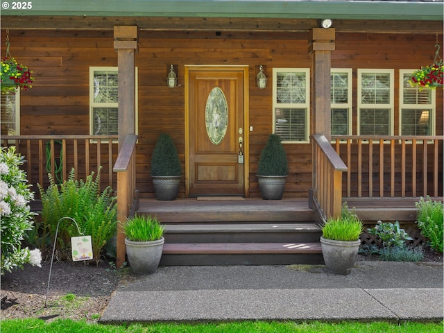 25210 E Arrah Wanna Blvd, Welches, OR 97067 - doorway to property with a porch