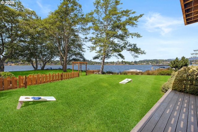 2941 NE Loop Dr, Otis, OR 97368 - view of yard with a water view