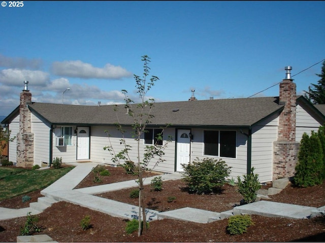 view of ranch-style home