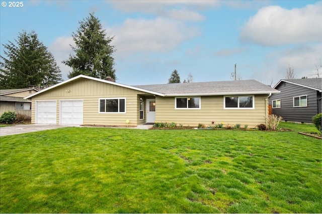 1209 NW 53rd St, Vancouver, WA 98663 - ranch-style home featuring a front yard and an attached garage