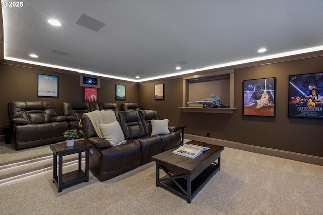 28800 SW Wildhaven Ln, Hillsboro, OR 97123 - carpeted cinema featuring recessed lighting and baseboards