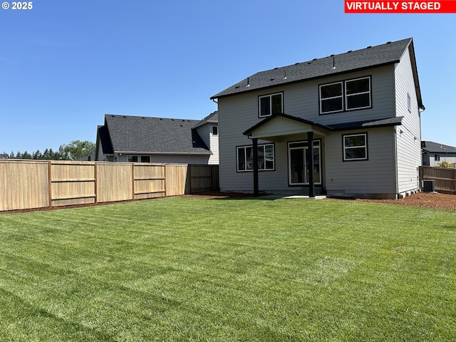 10587 SE Webelos Way, Happy Valley, OR 97086 - rear view of property featuring a fenced backyard
