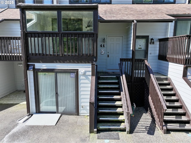 43605 State Highway 38 Unit 41, Reedsport, OR 97467 - property entrance featuring a shingled roof