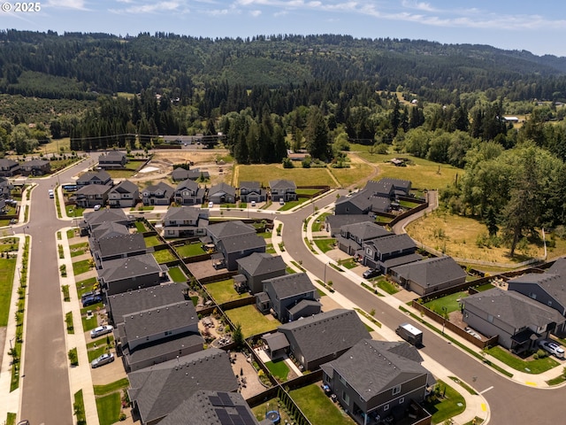 24200 SW Chestnut Ter, Sherwood, OR 97140 - aerial overview of property's location with a heavily wooded area and nearby suburban area