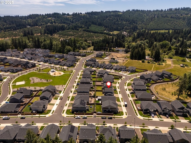 24200 SW Chestnut Ter, Sherwood, OR 97140 - aerial perspective of suburban area with a heavily wooded area