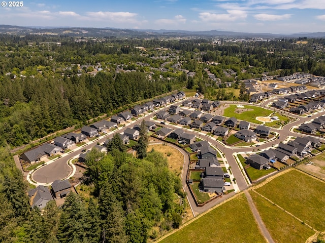 24200 SW Chestnut Ter, Sherwood, OR 97140 - aerial view of property and surrounding area with nearby suburban area