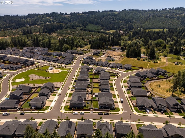 24200 SW Chestnut Ter, Sherwood, OR 97140 - aerial view of property and surrounding area featuring nearby suburban area