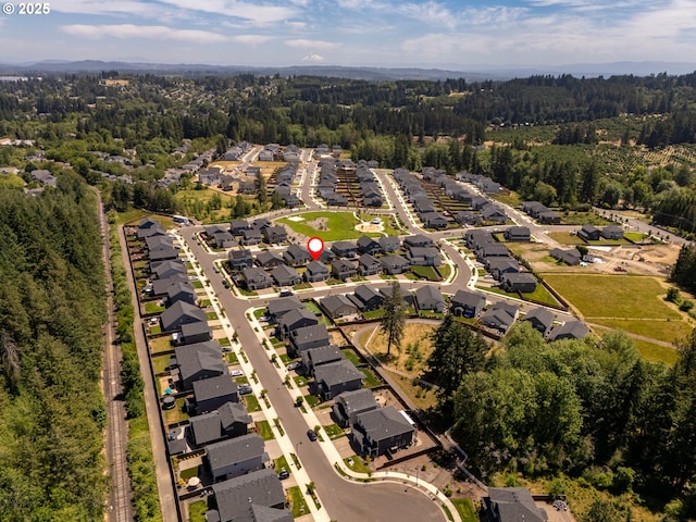 24200 SW Chestnut Ter, Sherwood, OR 97140 - view of property location with a heavily wooded area and nearby suburban area