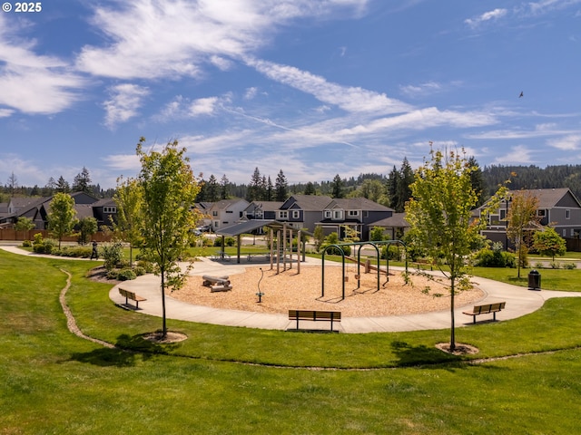 24200 SW Chestnut Ter, Sherwood, OR 97140 - view of home's community with a residential view and a yard