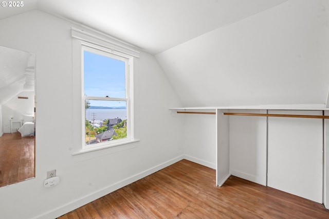 760 Jerome Ave, Astoria, OR 97103 - additional living space featuring lofted ceiling and hardwood / wood-style floors